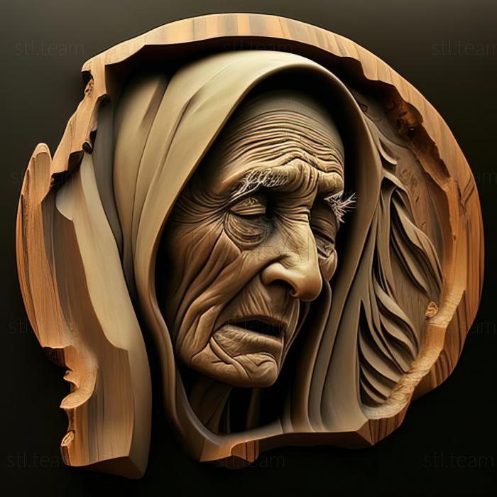3D модель Мэри Хелмрайх, американская художница. (STL)